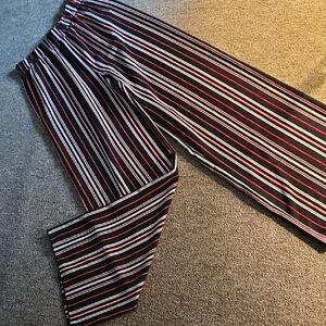 Striped Black and Red Pants
